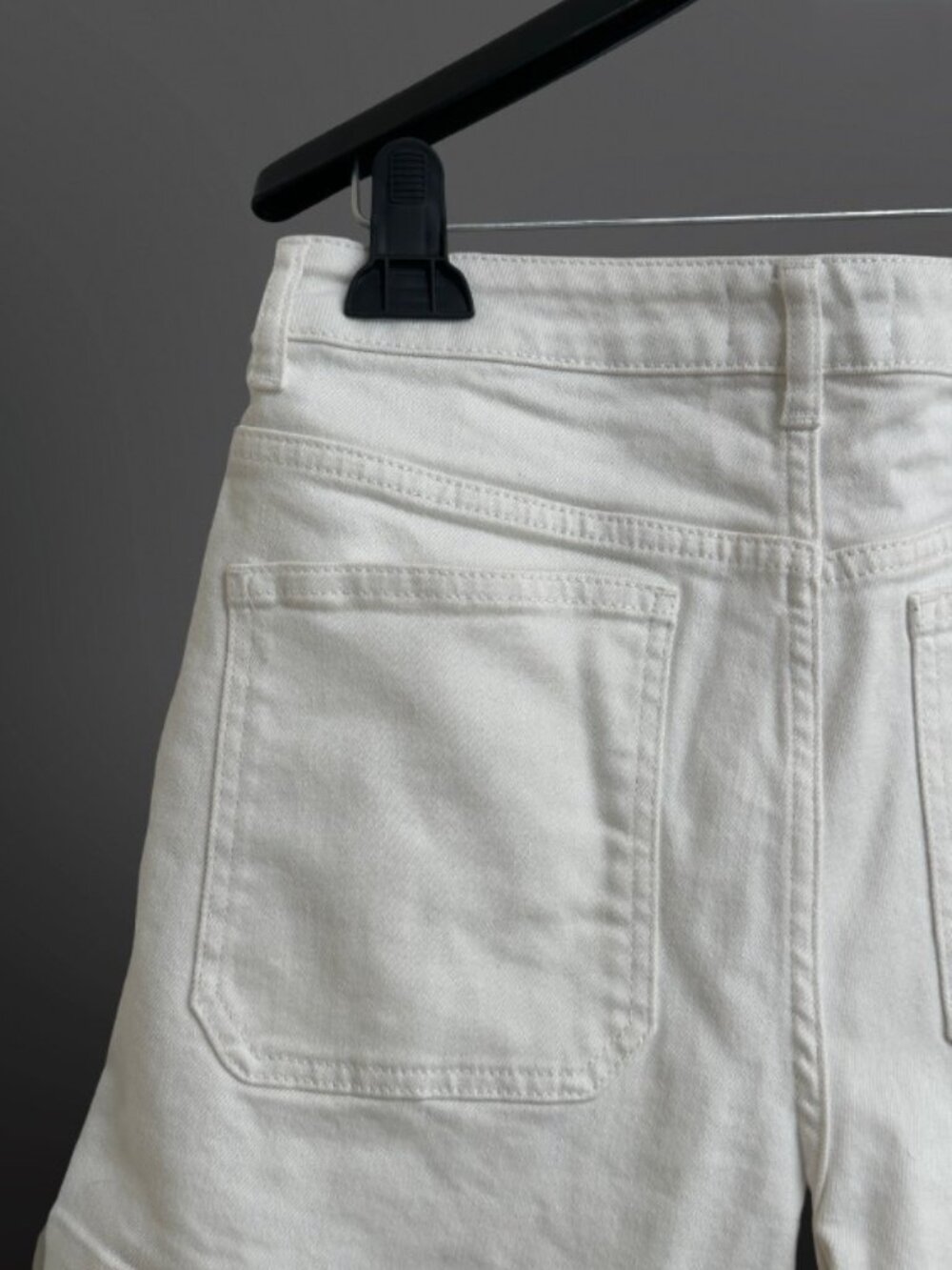 THE WHITE COMPANY NWOT Premium White High Rise Shorts US 6 UK 10 - Picture 8 of 10